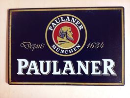 Paulaner Blechschild