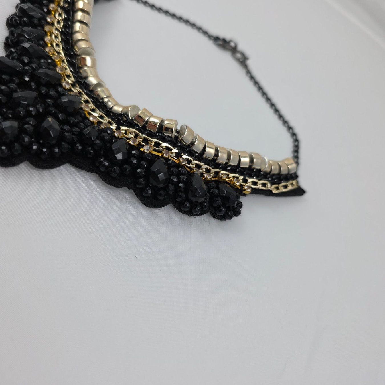 Catenine: Statement Kette Schwarz/Gold/Silber - Blickfang! 569 – Usato da Wald ZH venduto da Martin79 2