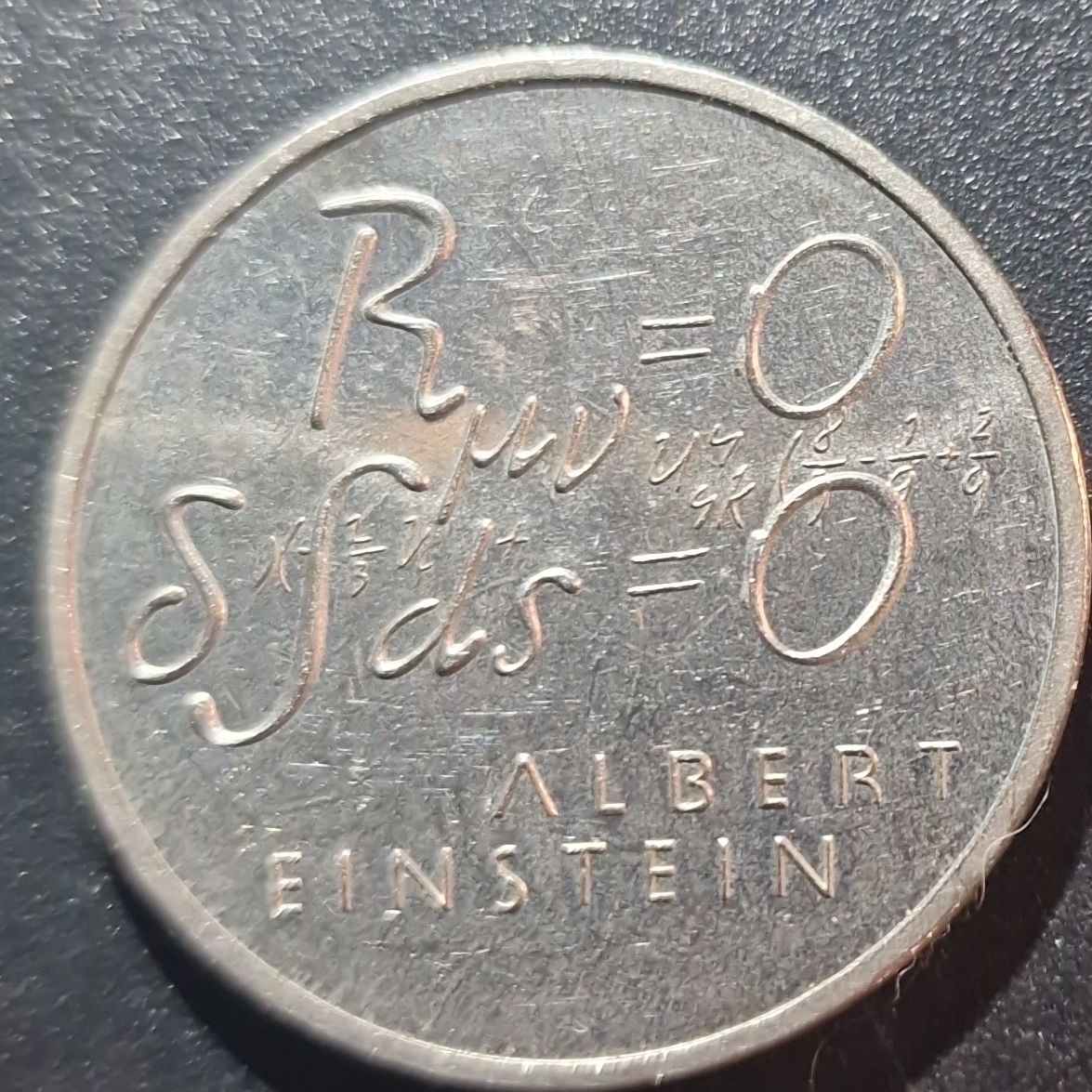 Tutti le monete: Gedenkmuenze Albert Einstein gebraucht – Usato da Weite venduto da Liane1973
