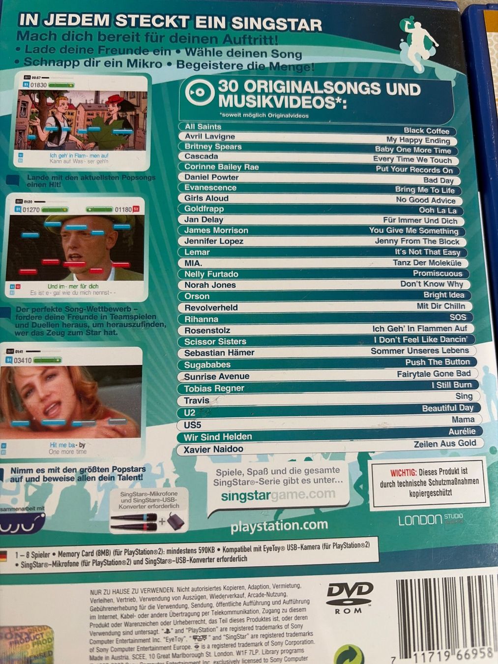 Spiele: Singstar PS2 Spiele – Gebraucht aus Rüti ZH von Butterfly206cc 1