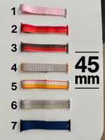 Bracelets tressés Apple Watch 45 mm lot de 7 pièces 