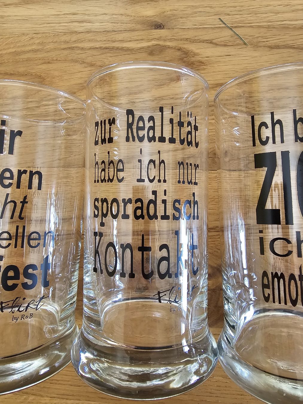 Bicchieri: Trinkgläser mit Sprüchen – Usato da Aeschi SO venduto da cle_yqm2 1