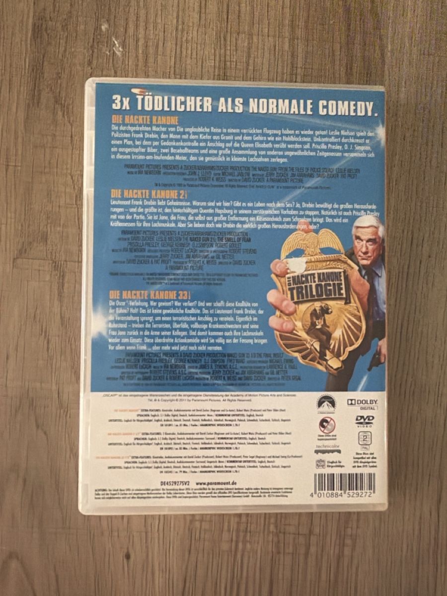 Tutti i DVDs: Die Nackte Kanone Trilogie DVD – Usato da Hagendorn venduto da masterchieff 1
