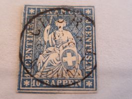 Strubel 23G, signiert, Vollstempel Chur, ab 1.-