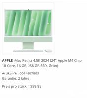 I Mac Retina 4,5 K 2024 24“