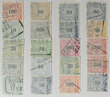 SWITZERLAND: Lot des timbres ferroviaires, O