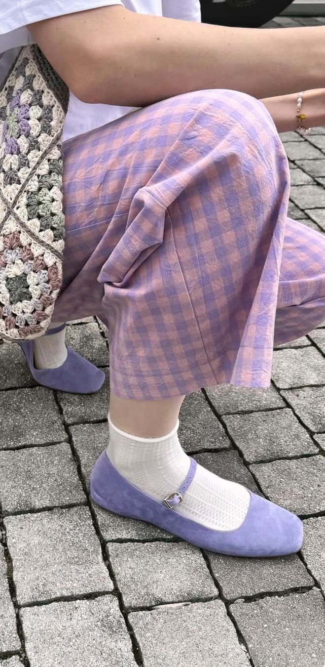 Scarpe da donna: Lilac real leather ballerinas – Usato da Torricella venduto da vit_yg5l 1