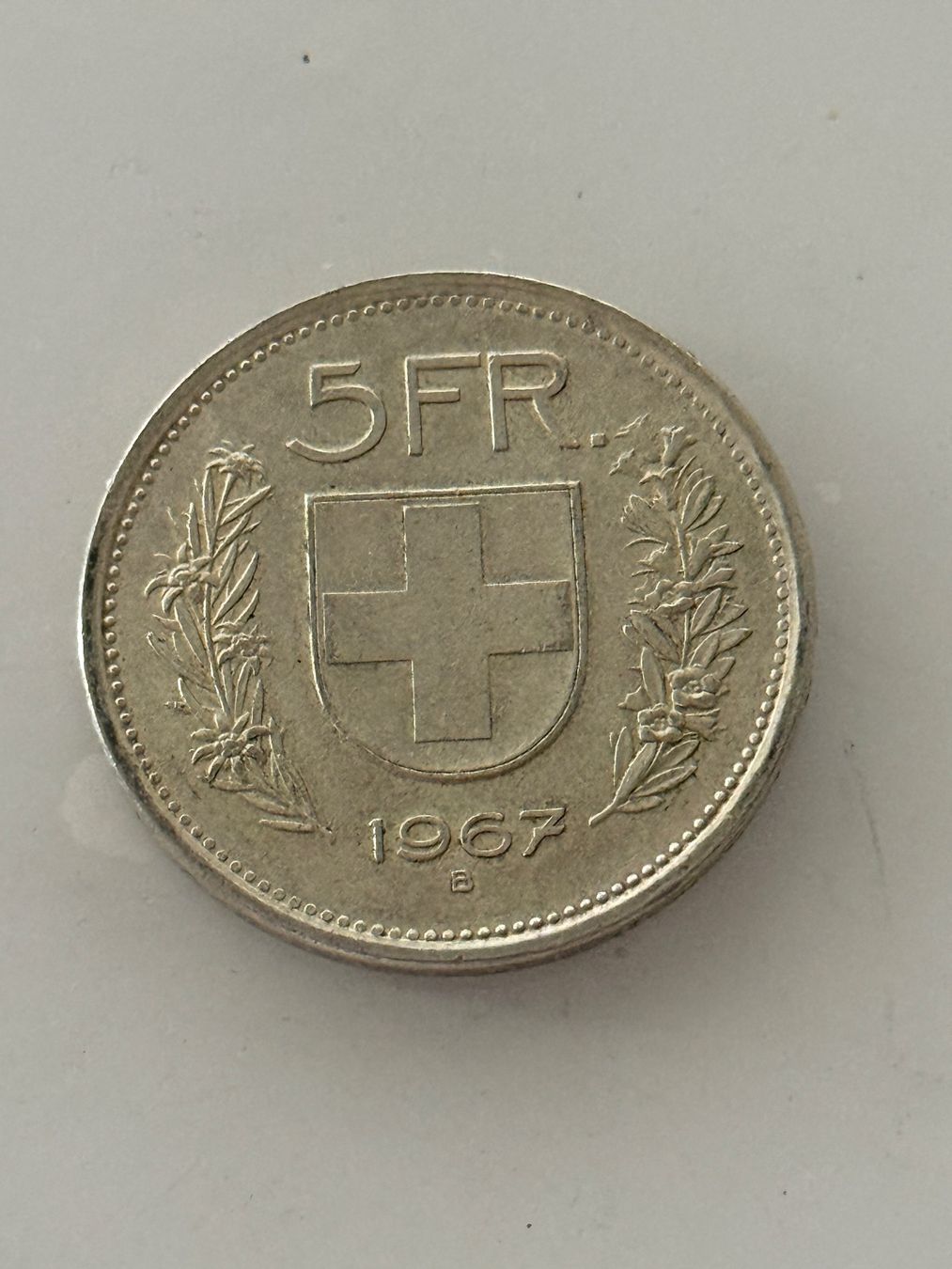 Alle Münzen: 5 Franken 1967  Silber – Gebraucht aus Wallisellen von SWISS_SILVER1 1