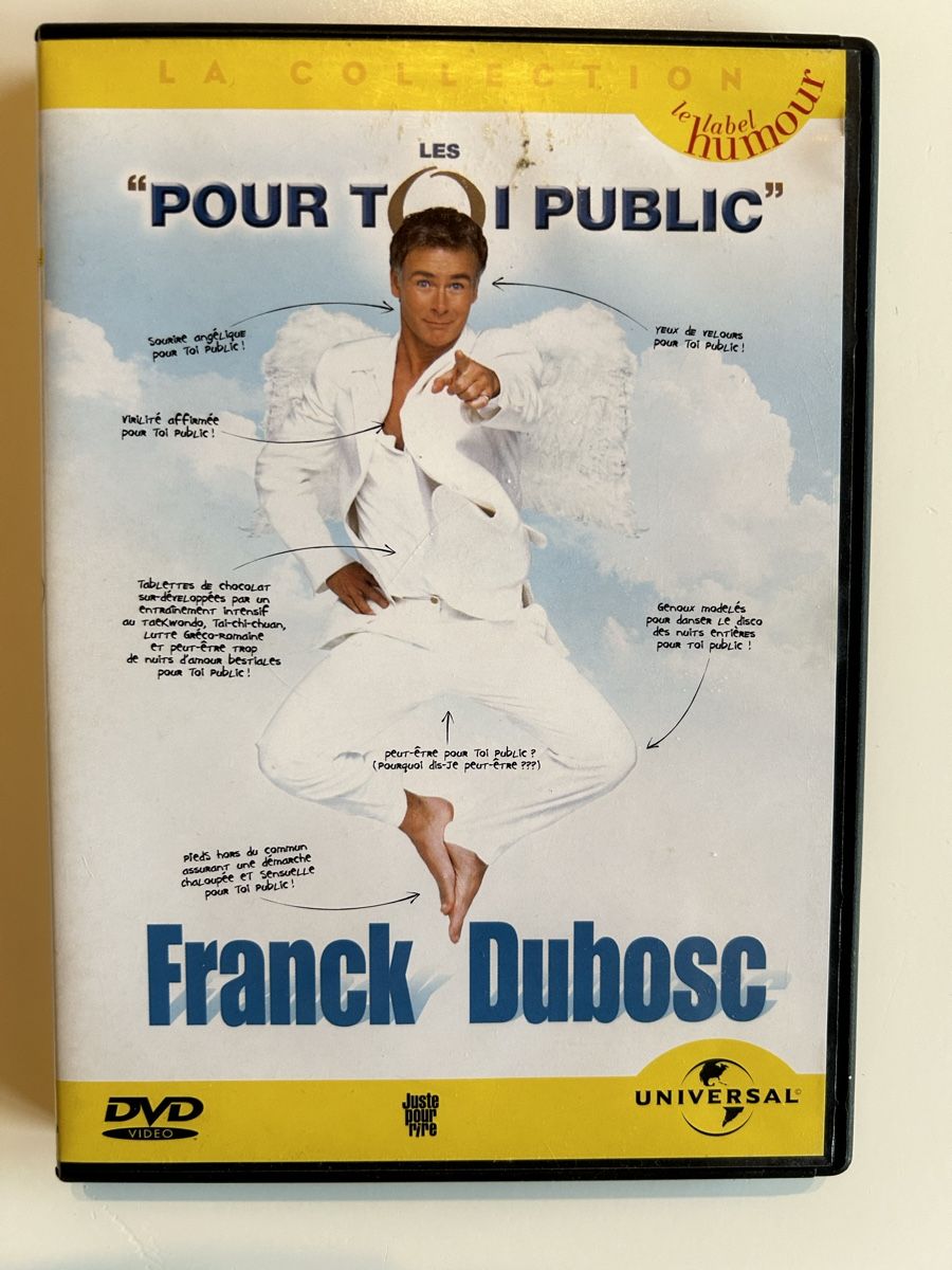 Tutti i DVDs: DVD Frank Dubosc "Pour toi public" – Usato da St-Cierges venduto da Crisi53