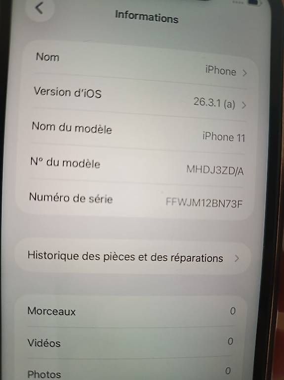 Apple Telefoni cellulari / Smartphones: iPhone 11 etat neuf – Usato da Meyrin venduto da Mtiga 4