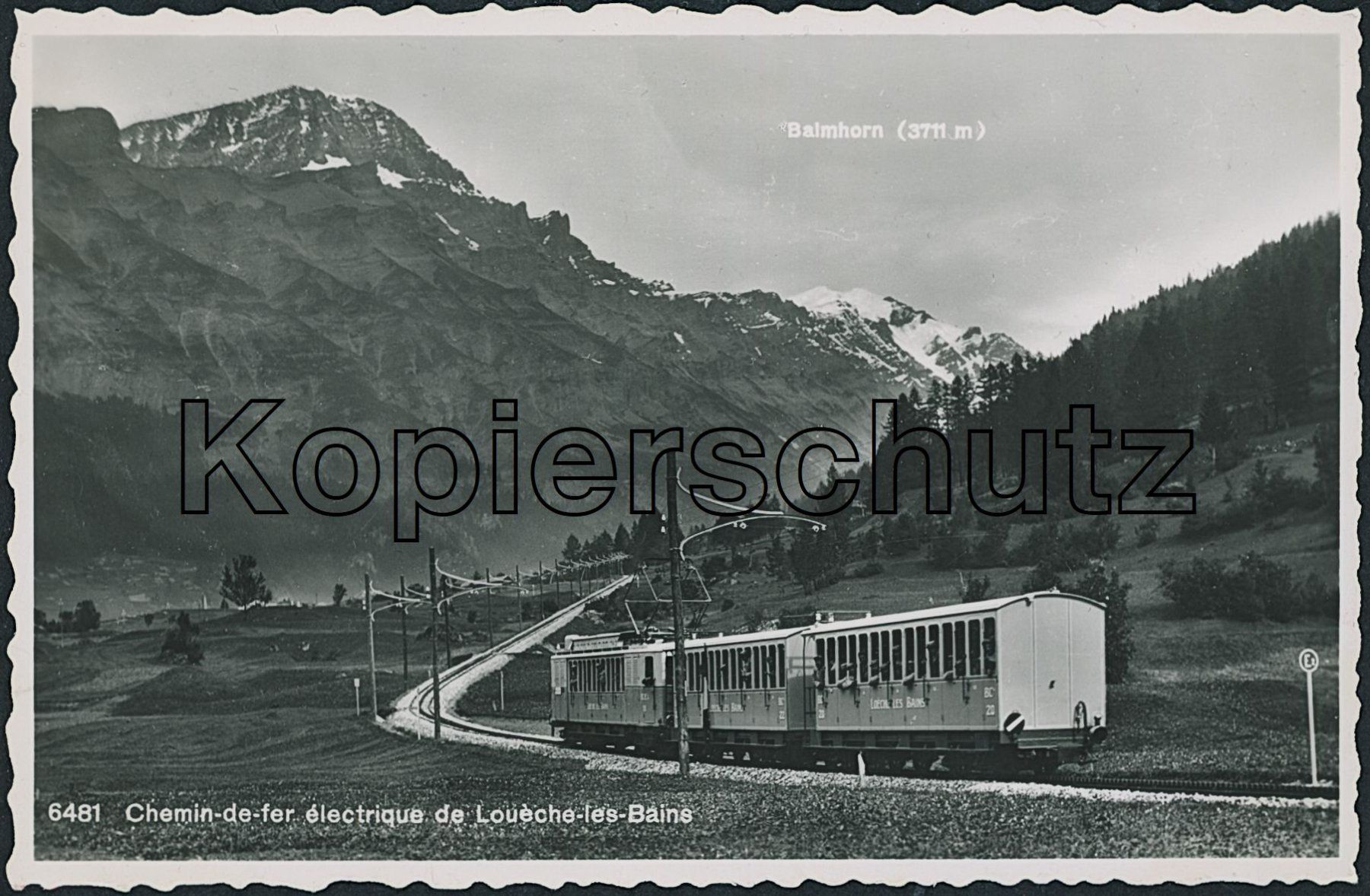 Cartoline postali: VS Leuk - Leukerbad - Bahn LBB – Usato da Schindellegi venduto da Jonathan77