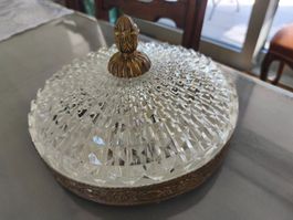 Deckenlampe Kristall antik