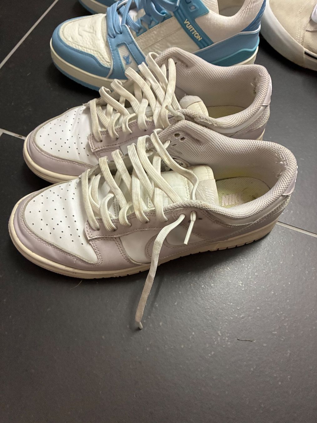 Nike Herrenschuhe: Nike Dunk Low Weiss Lila Grösse 42 – Gebraucht aus Sennhof von PaolaG01 2