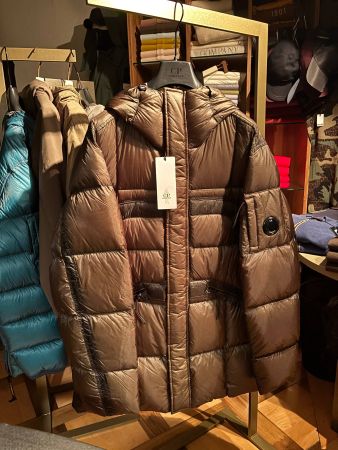 Veste  CP Company, marron et olive