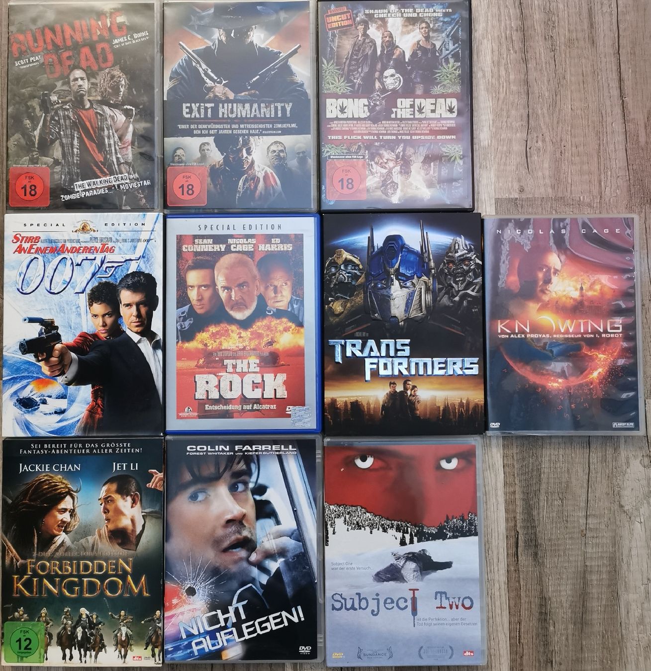 Tutti i DVDs: 10 DVD Diverses – Usato da Grenchen venduto da KevinsellsCards