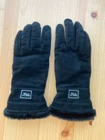 Gants en cuir fourrés
