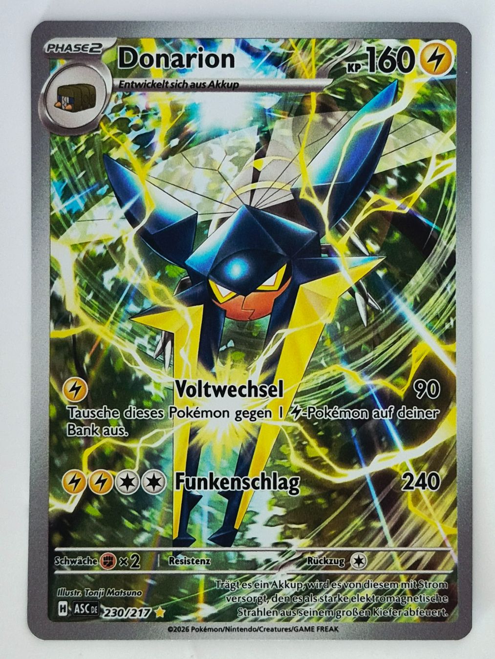 Pokémon Cartes à collectionner: Donarion / Vikavolt / Erhabene Helden / ASC 230 – Neuf (Voir description) à Arni AG par PokemonCardsStore