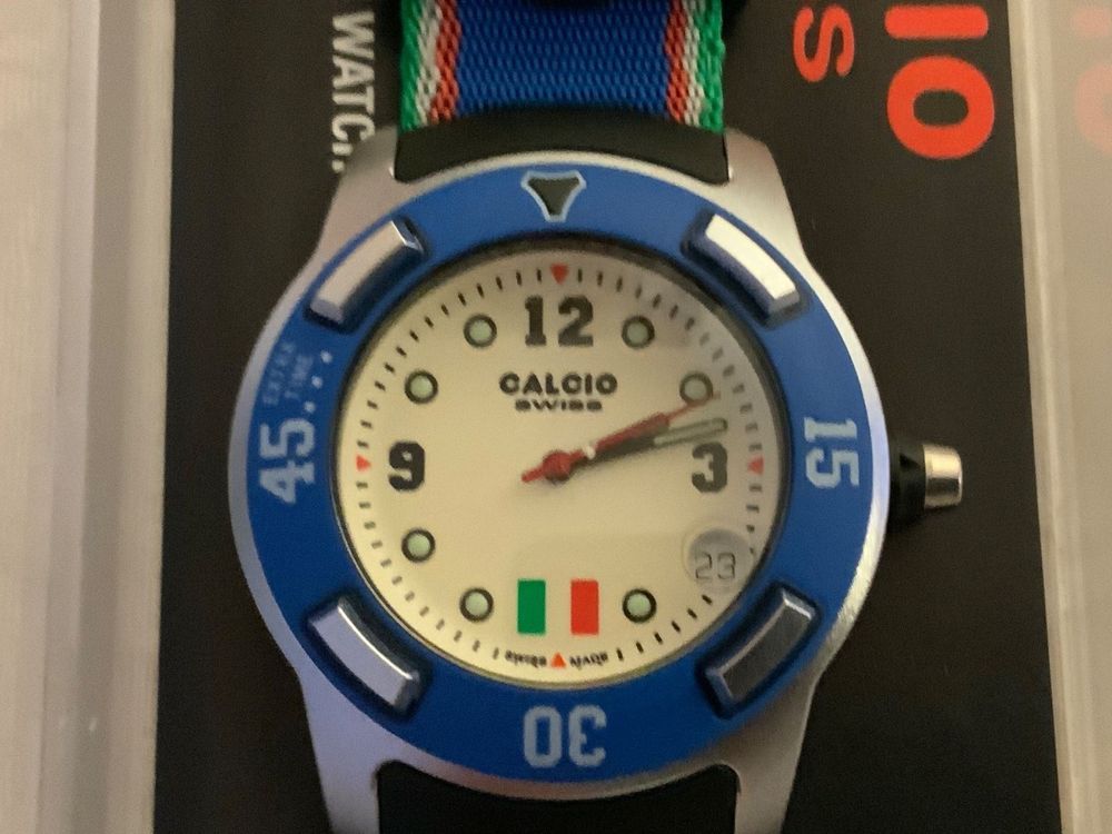 Swiss Calcio Fan Uhr Italia (Neu und originalverpackt) in Adlikon b ...