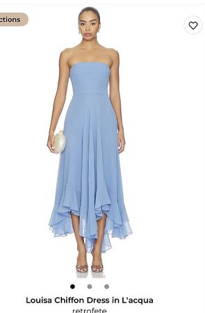 Retrofete Chiffon Kleid