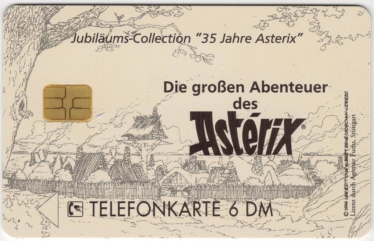 Telefon- & Taxkarten: Asterix - seltene ungebrauchte deutsche Comic Telefonkarte – Neu (gemäss Beschreibung) aus Eglisau von Chperfins 1
