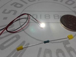 LED SMD 5730 kaltweiss, 12-18V verkabelt
