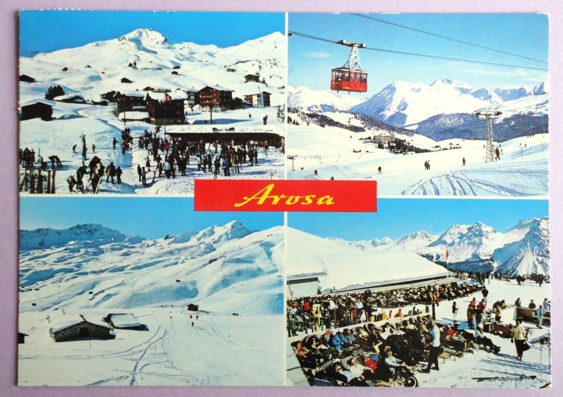 Ansichtskarten: Arosa 1800 m – Gebraucht aus Fétigny von Billy2miny