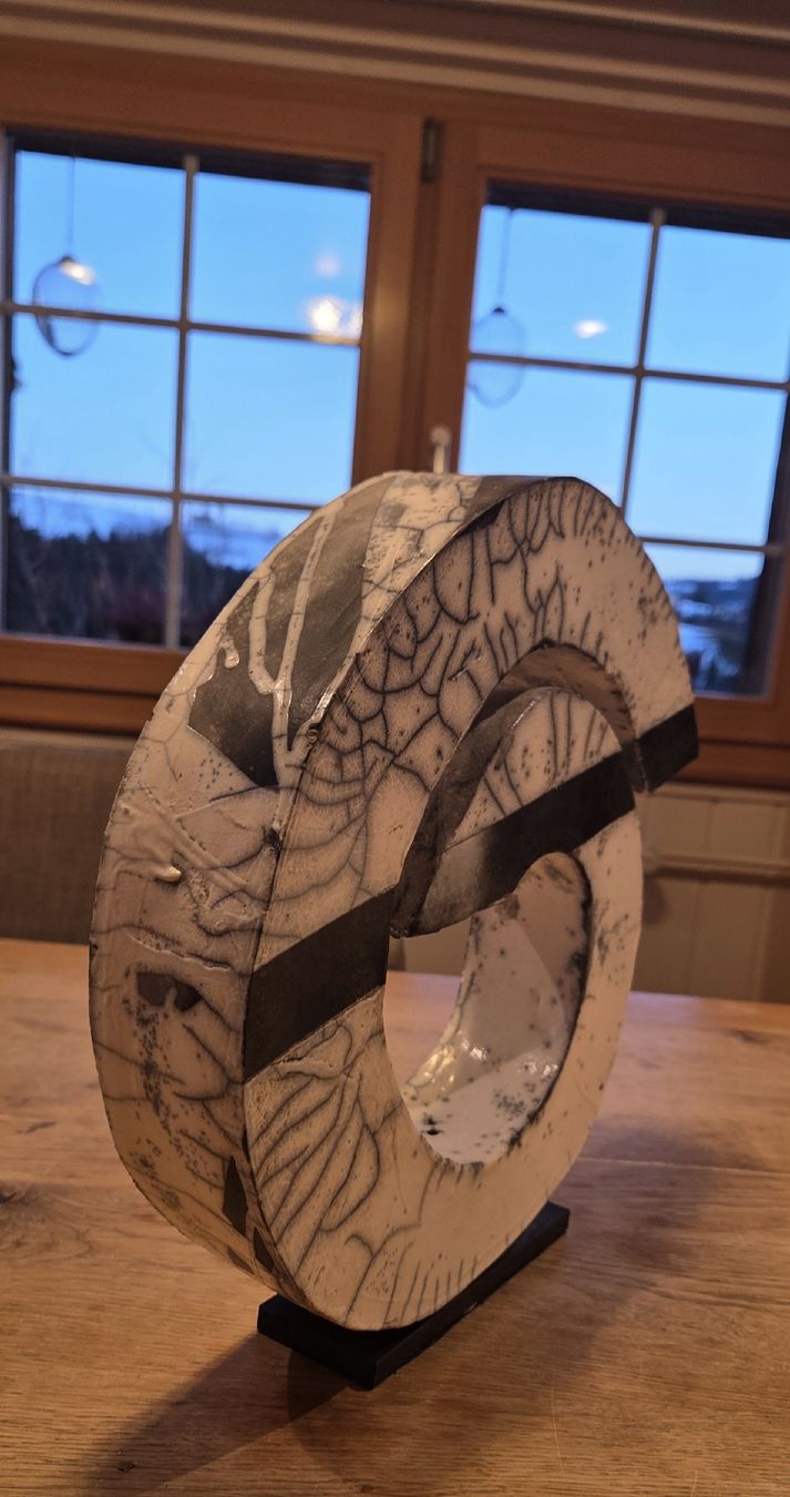 Sculture & Statue: Abstrakte Raku-Keramik Skulptur – Usato da Rehetobel venduto da hobirot01 3