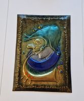 Tableau d'art Laurana rame d'arte 1967 - 28/39cm
