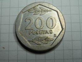 Spanien 200 Peseten, 1986