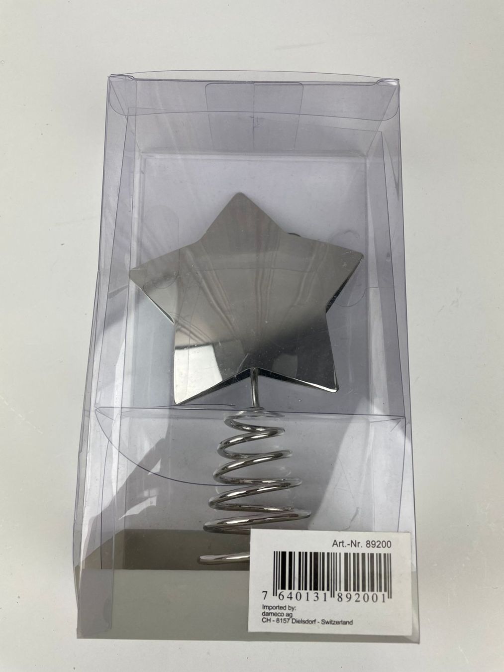 Tutte le decorazioni: Weihnachtsbaumspitze Stern Silber - Tischdeko – Nuovo e nell'imballaggio originale da Wängi venduto da LiqKojote 1