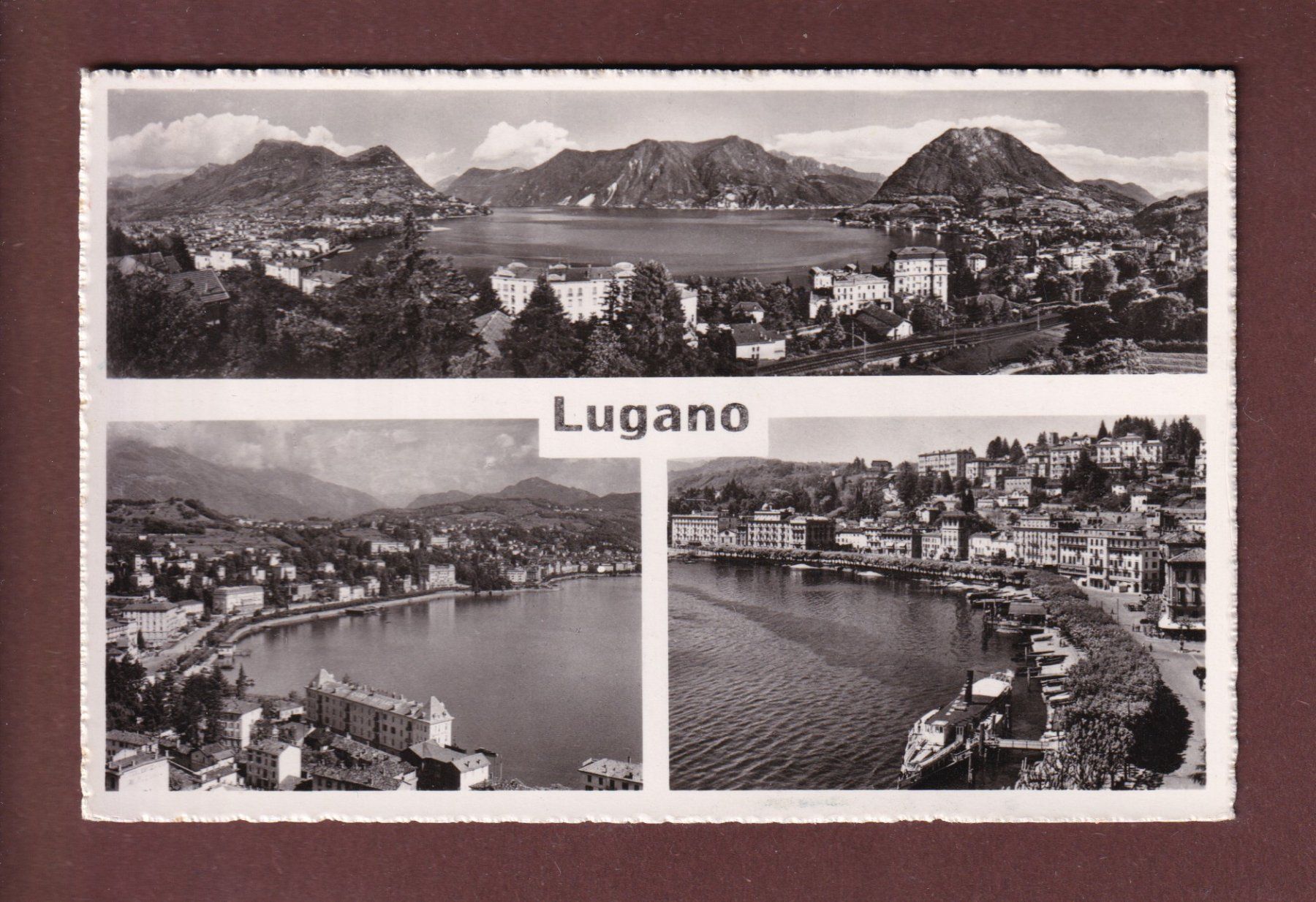 Ansichtskarten: LUGANO - 3 images – Gebraucht aus Pully von nicecards-shop