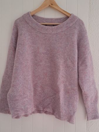 Wollpullover, rosa, Gr. XL