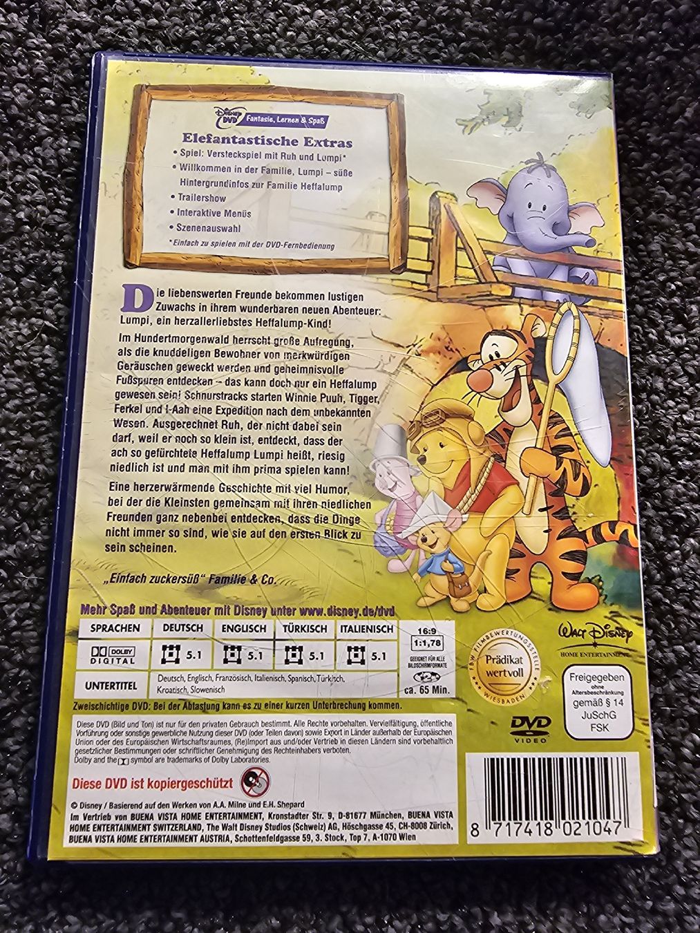 Tutti i DVDs: Winnie Puuh Heffalump (20797) – Usato da Ruswil venduto da jan_bxl5 1
