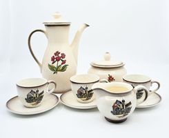 Kaffee-Set, Bürglen, Vintage aus den 1950'ern