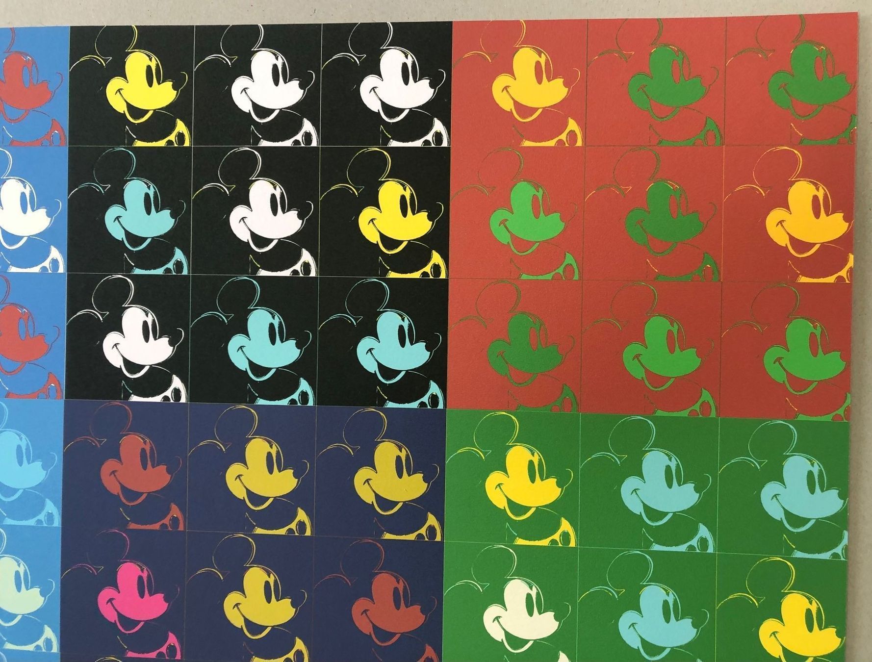 Dipinti: Andy Warhol: Mickey Mouse, POP Art 318/2400 – Nuovo (secondo la descrizione) da Meilen venduto da Smgdesign 5
