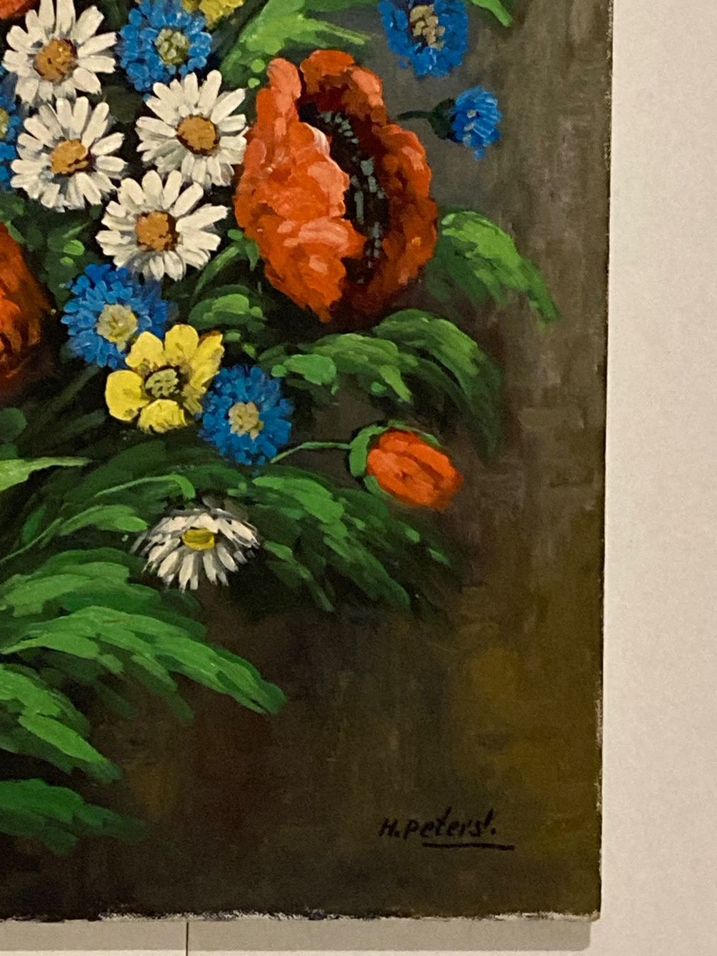 Gemälde: H. Peters Stilleben mit Blumen. Nr.9 – Gebraucht aus Hirzel von pjn_d7xp 1