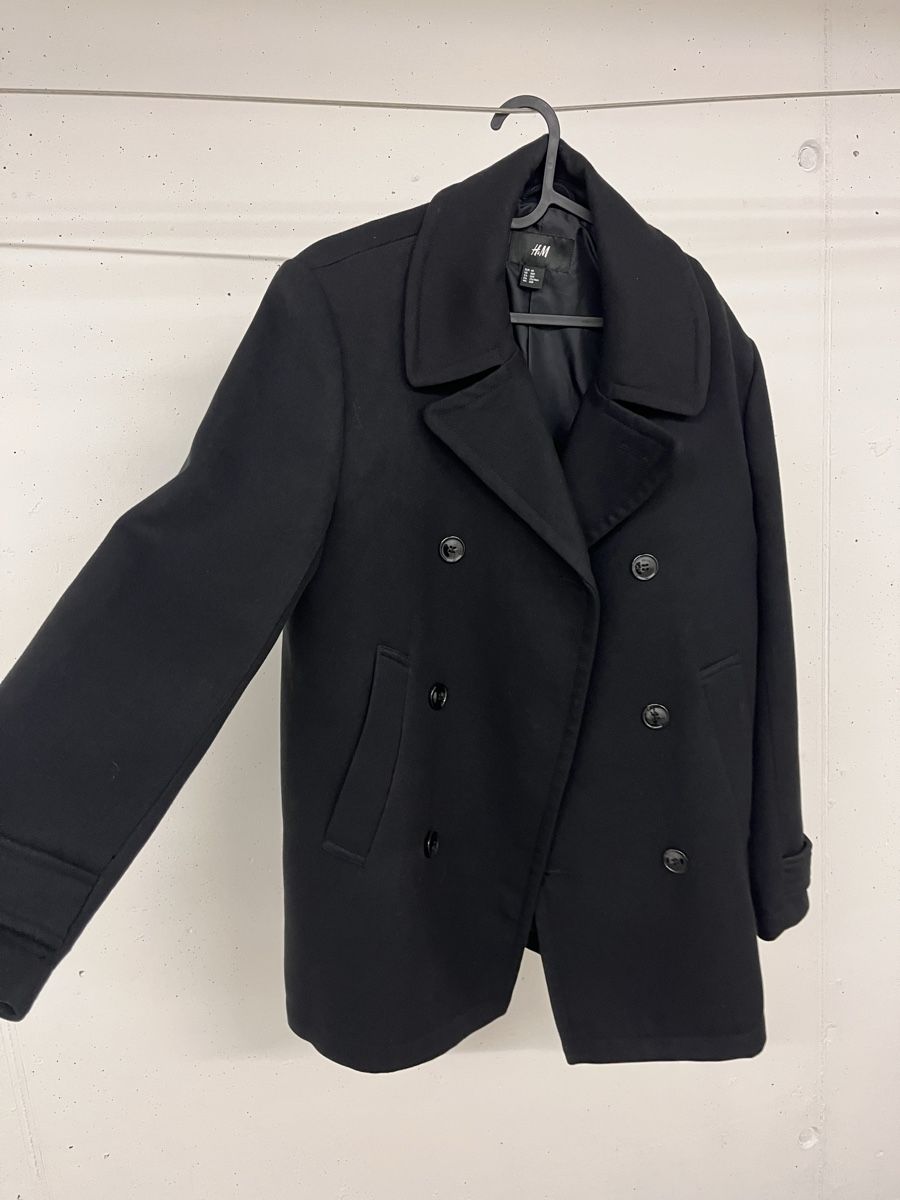 Cappotti: Schwarzer Mantel, Grösse 48 – Nuovo (secondo la descrizione) da Winterthur venduto da ML9819 4