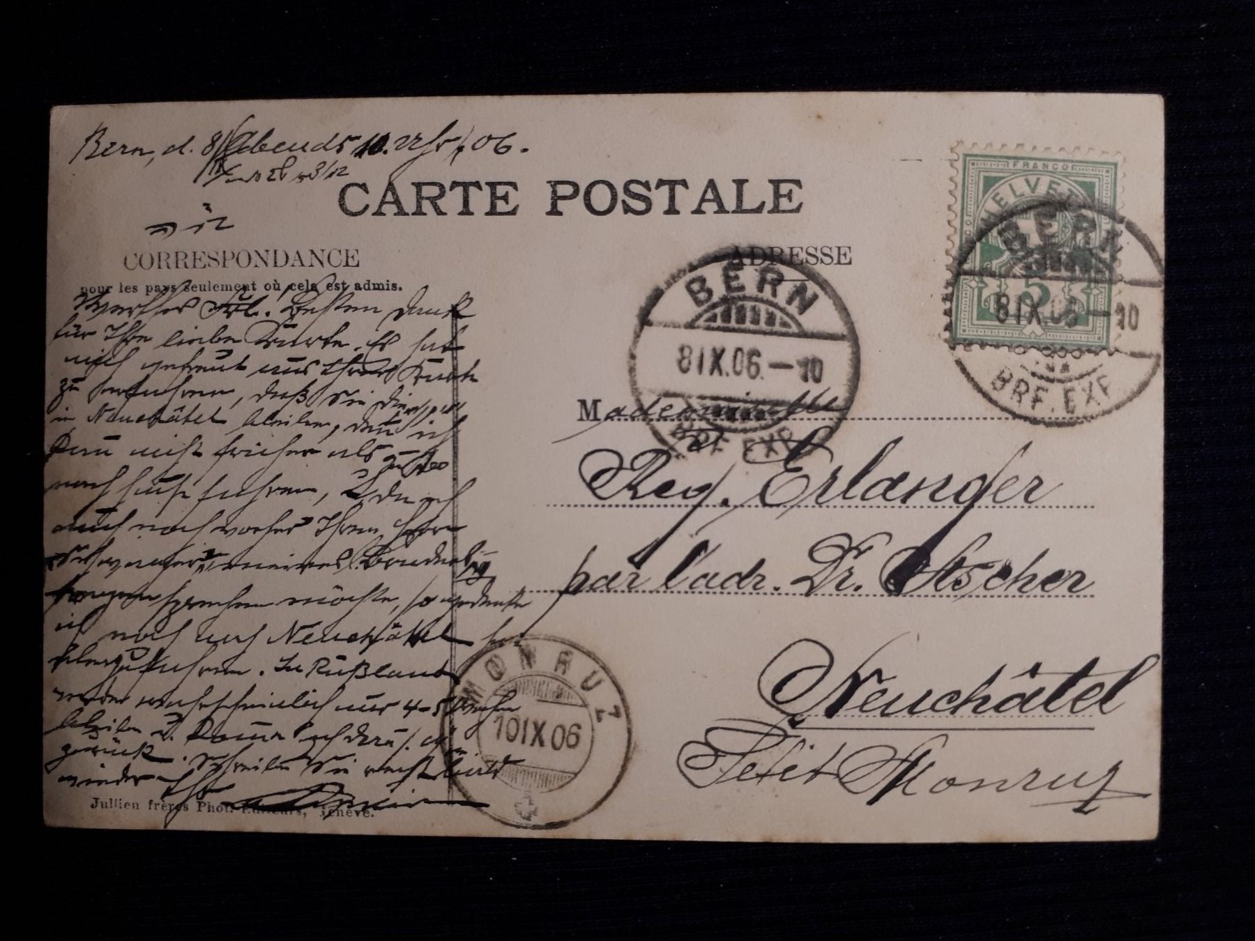 Cartes postales: CHILLON 1906 – D'occasion à Ponto Valentino par giorgia06 1