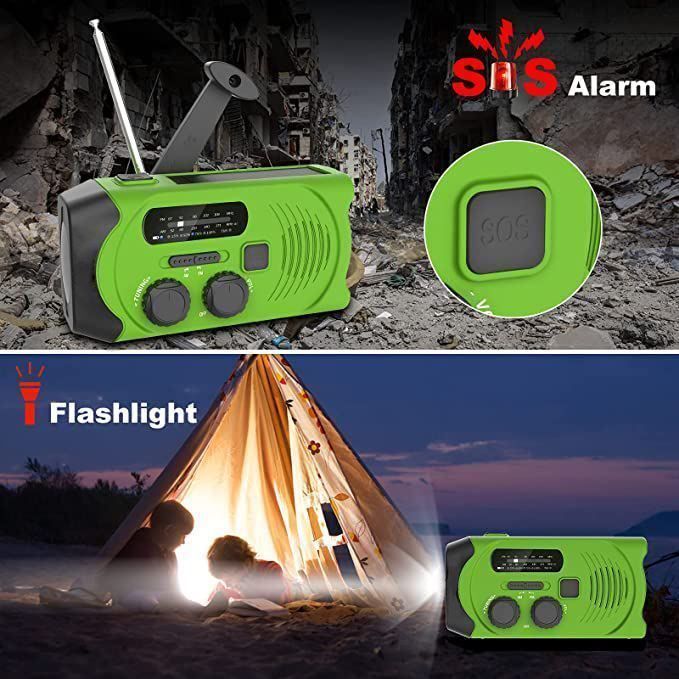 Radios: Solar Radio Tragbar SOS Notfallradio – Neu (gemäss Beschreibung) aus Thun von Newnewshop 3
