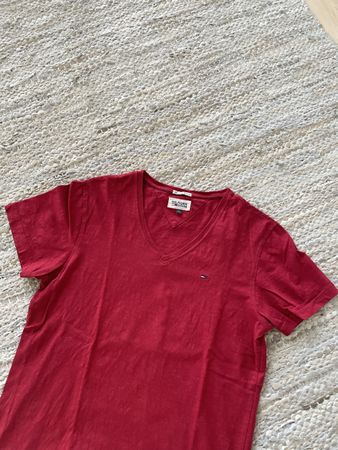  Tommy Hilfiger T-Shirt V-Ausschnitt Gr. S Sommerlich f