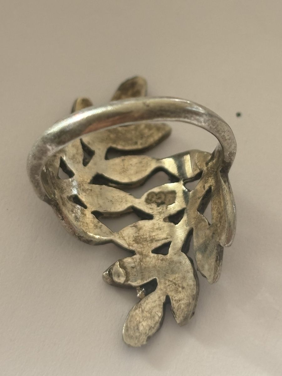 Anelli: Ring Silber 925 Blatt Design  gebraucht – Usato da Langnau am Albis venduto da flusspflege 4