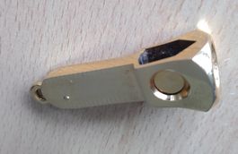 Zigarrenschneider antik, vergoldet, Anhänger