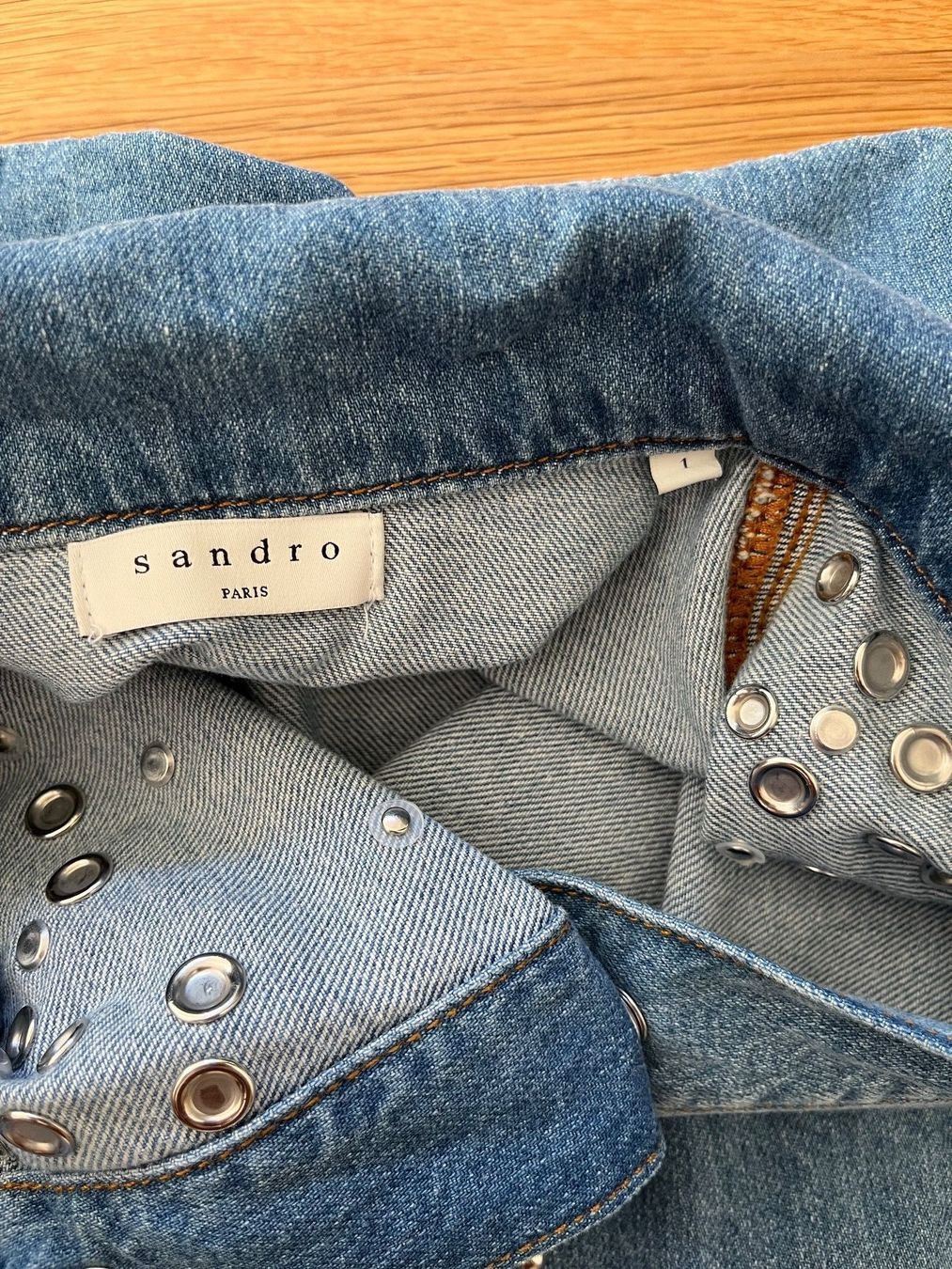 Sandro Jeans: Sandro Paris Jeans Shirt, Gr. 36 – Gebraucht aus Interlaken von fbnscl 3