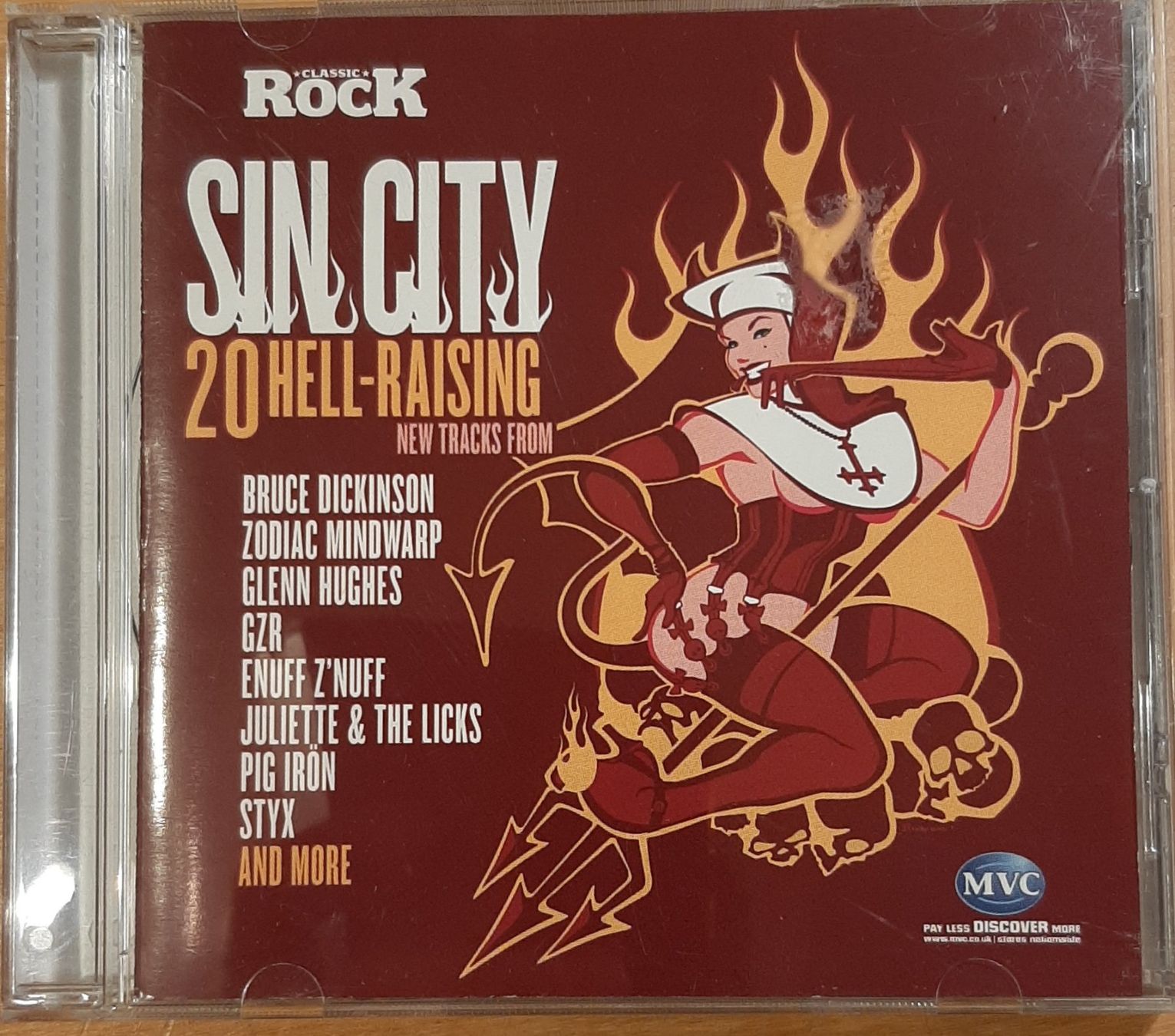 CDs: Sin City - 20 Hell Raising Hits, Hardrock Rock Sampler 2005 – Gebraucht aus Schönenberg TG von Gregordini