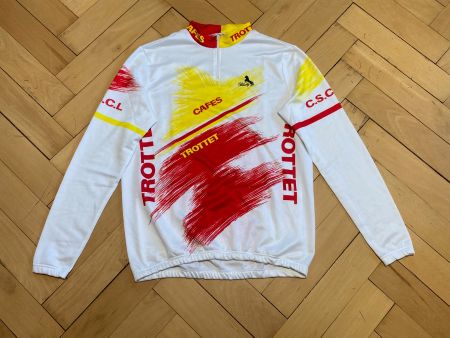 Vintage 90s Bike Jersey CSCL Lausanne SBB CFF Blacky Sz XXL