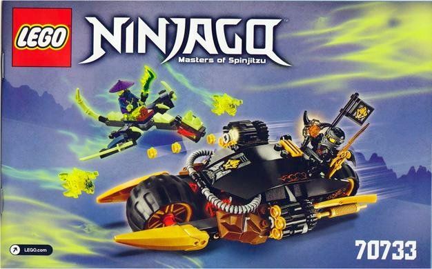 Lego 70733 Blaster Bike / Cole's Donner Bike (2015) Ninjago (Gebraucht ...
