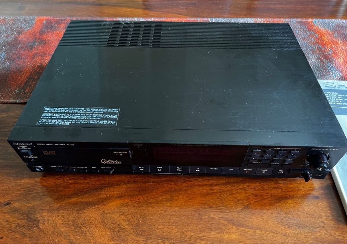 Sharp Lettore multimediale & Streamer: SHARP RX-100H DAT Deck mit Fernbedienung und Anleitung – Usato da Muttenz venduto da reb_6z2t 2