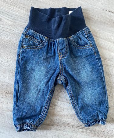 Gr 62 Thermohose Jeans gefüttert