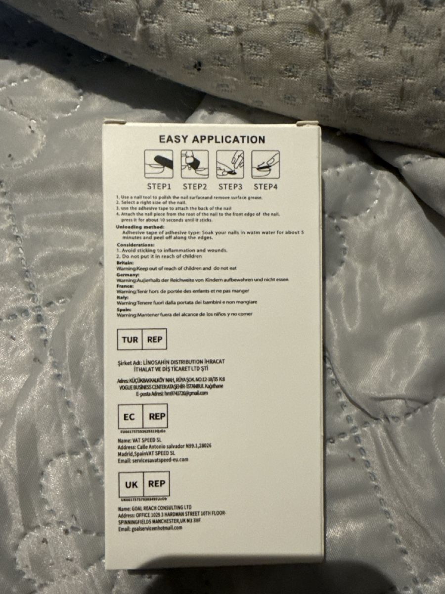 Künstliche Fingernägel: Künstliche Fingernägel Set Design 1 Neu – Neu und originalverpackt aus uzwil von Semkii.j 2