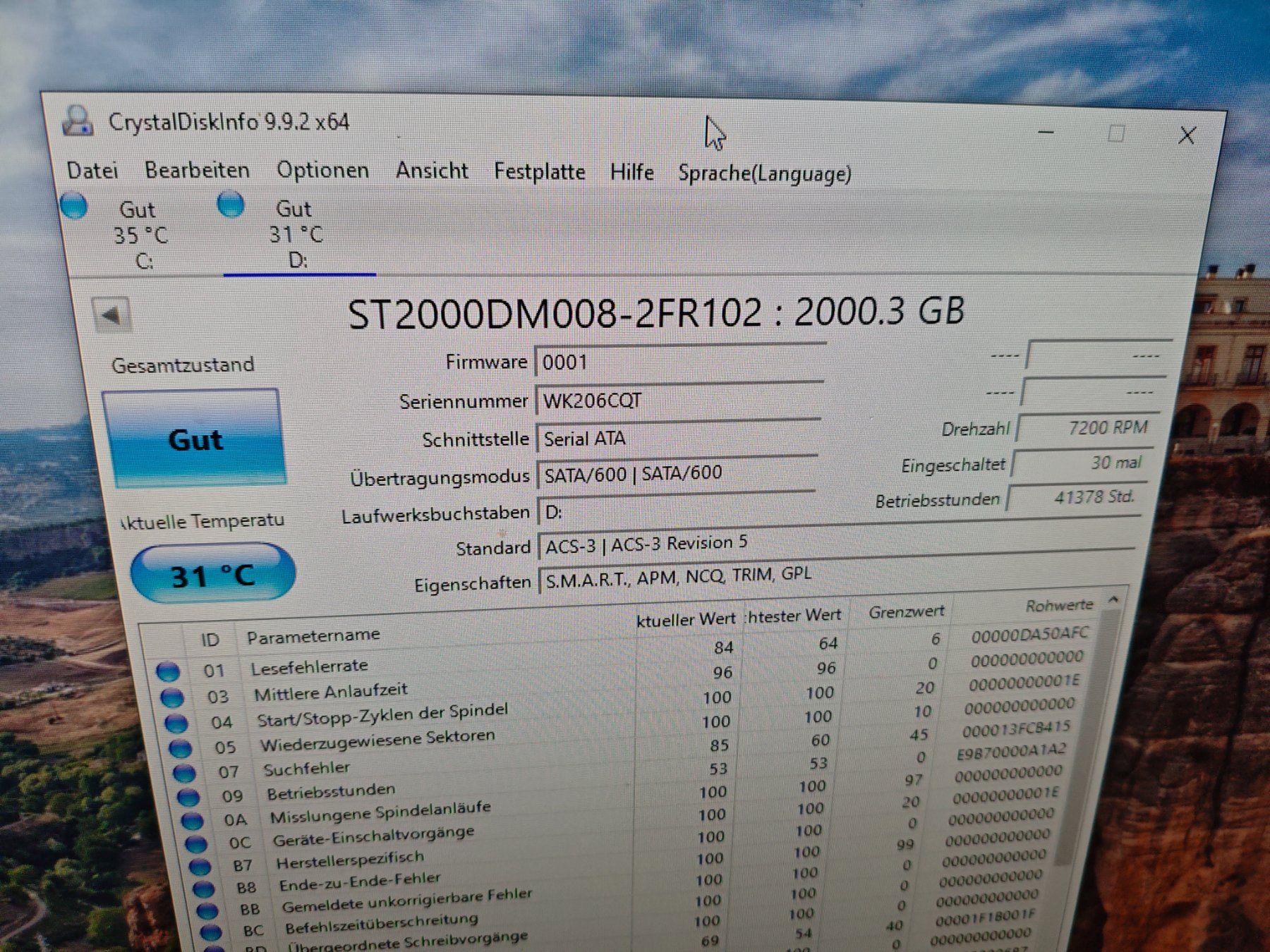 Seagate Dischi rigidi: Barracuda Festplatte 2TB ST2000DM008 gebraucht – Usato da Dübendorf venduto da tho_v2cs 2